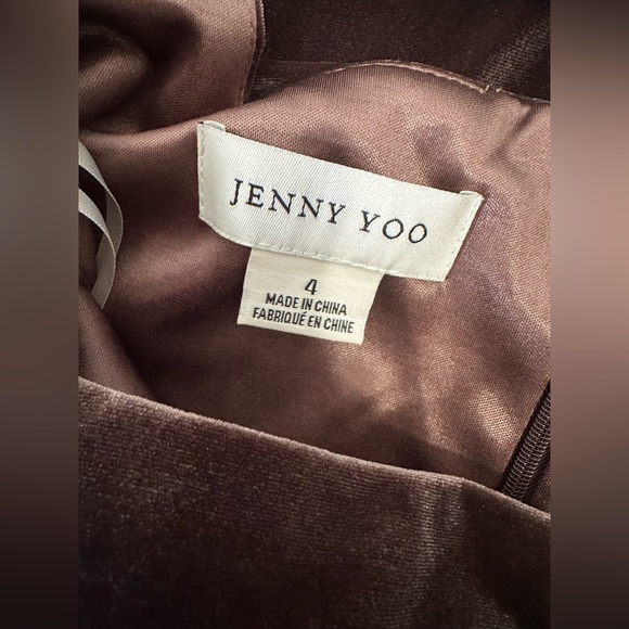 NWT Jenny Yoo Rachel Dress in Vintage Plum. Size 4. - Picture 5 of 9